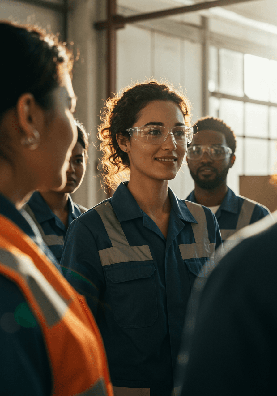 Glass industry professionals